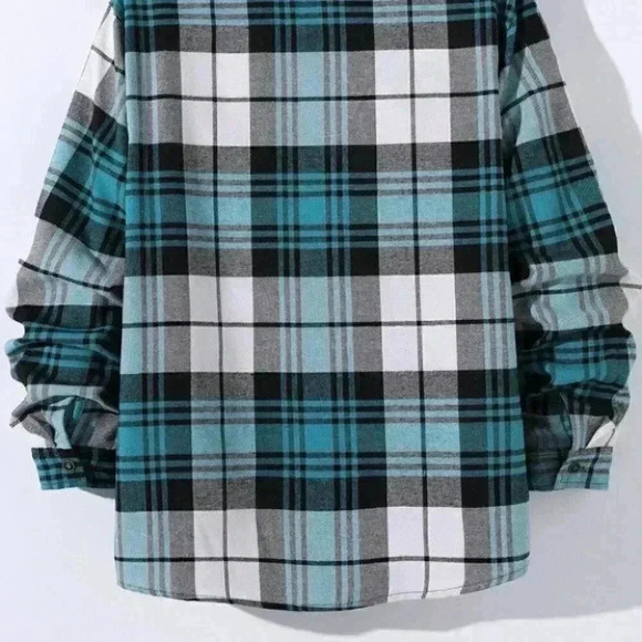 Casual Multicolored Men's Plaid Shirt - Picture 4 of 9